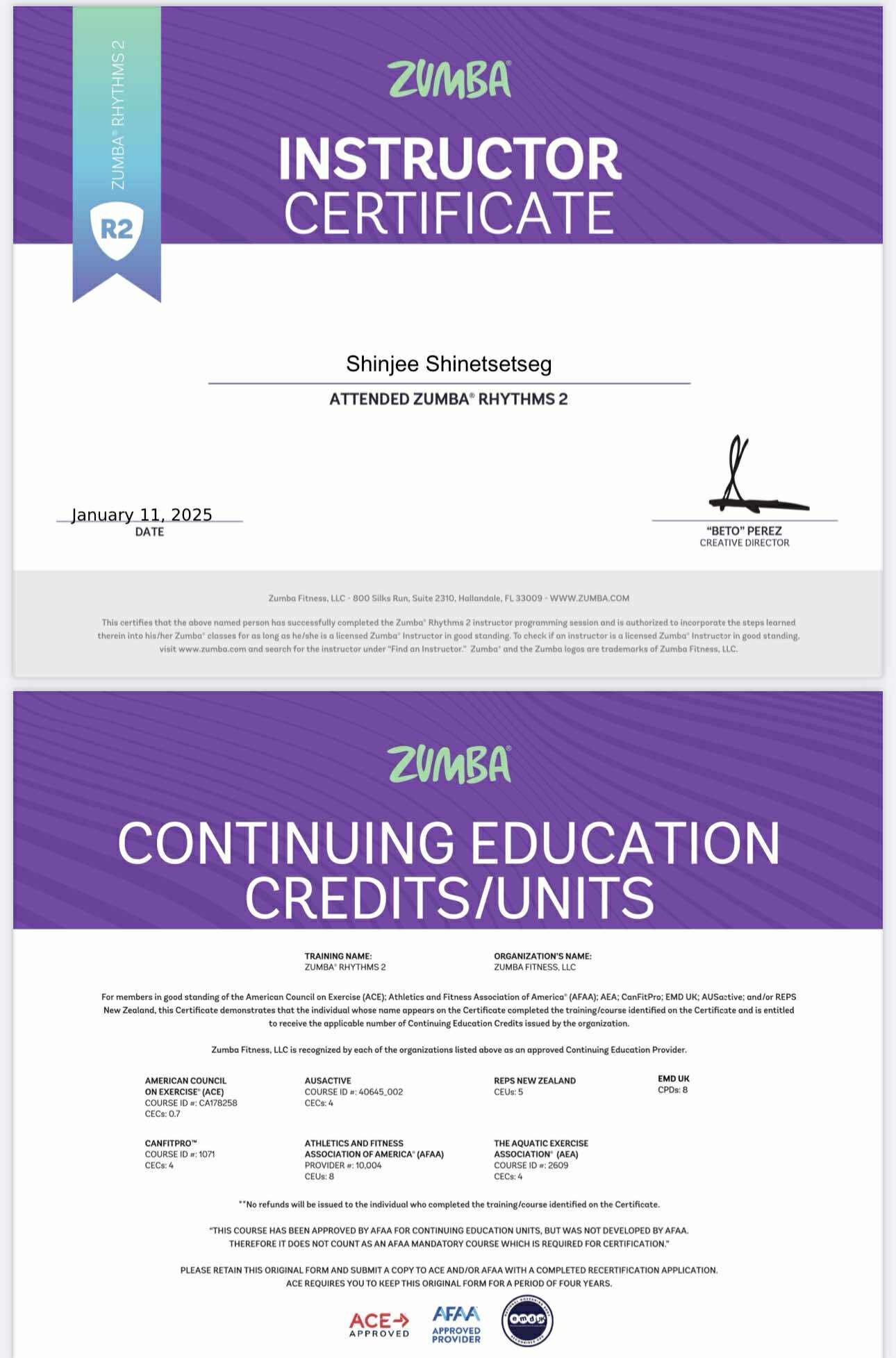 Certificate 2