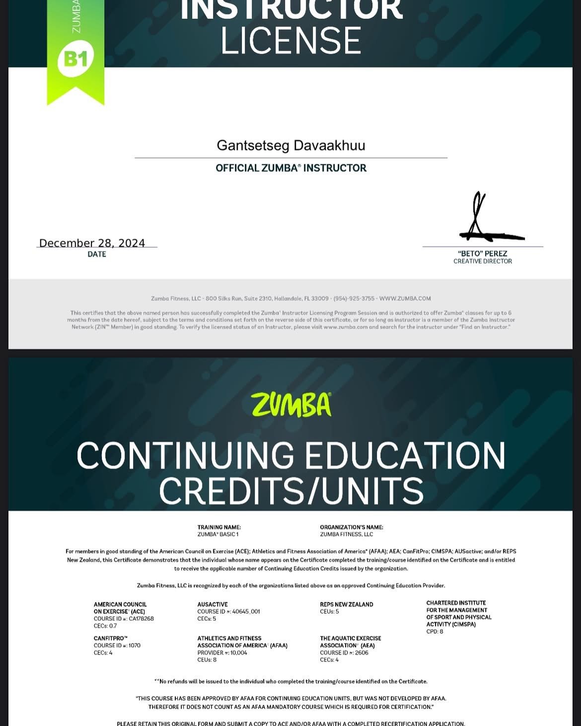 Certificate 2