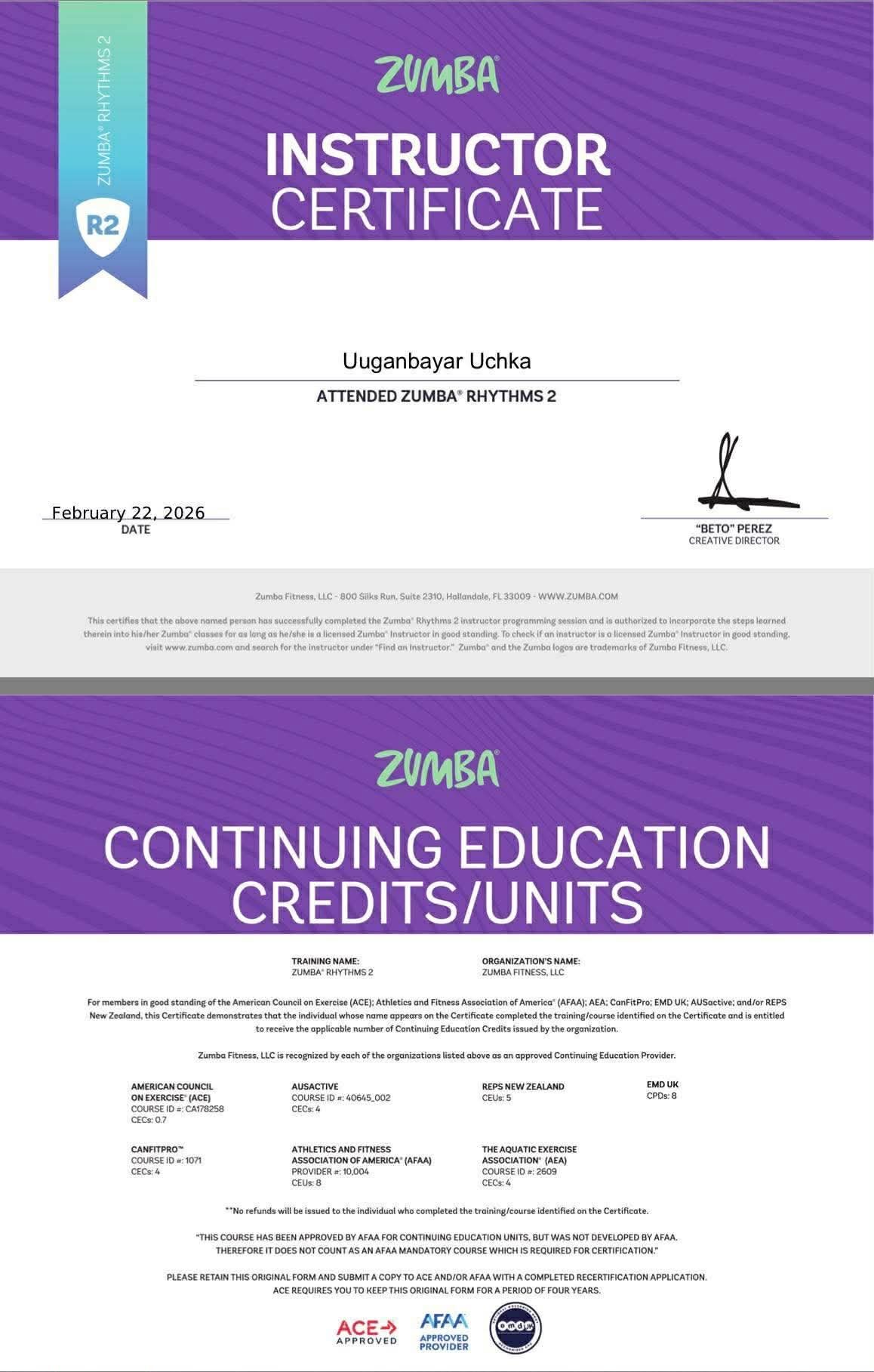 Certificate 2