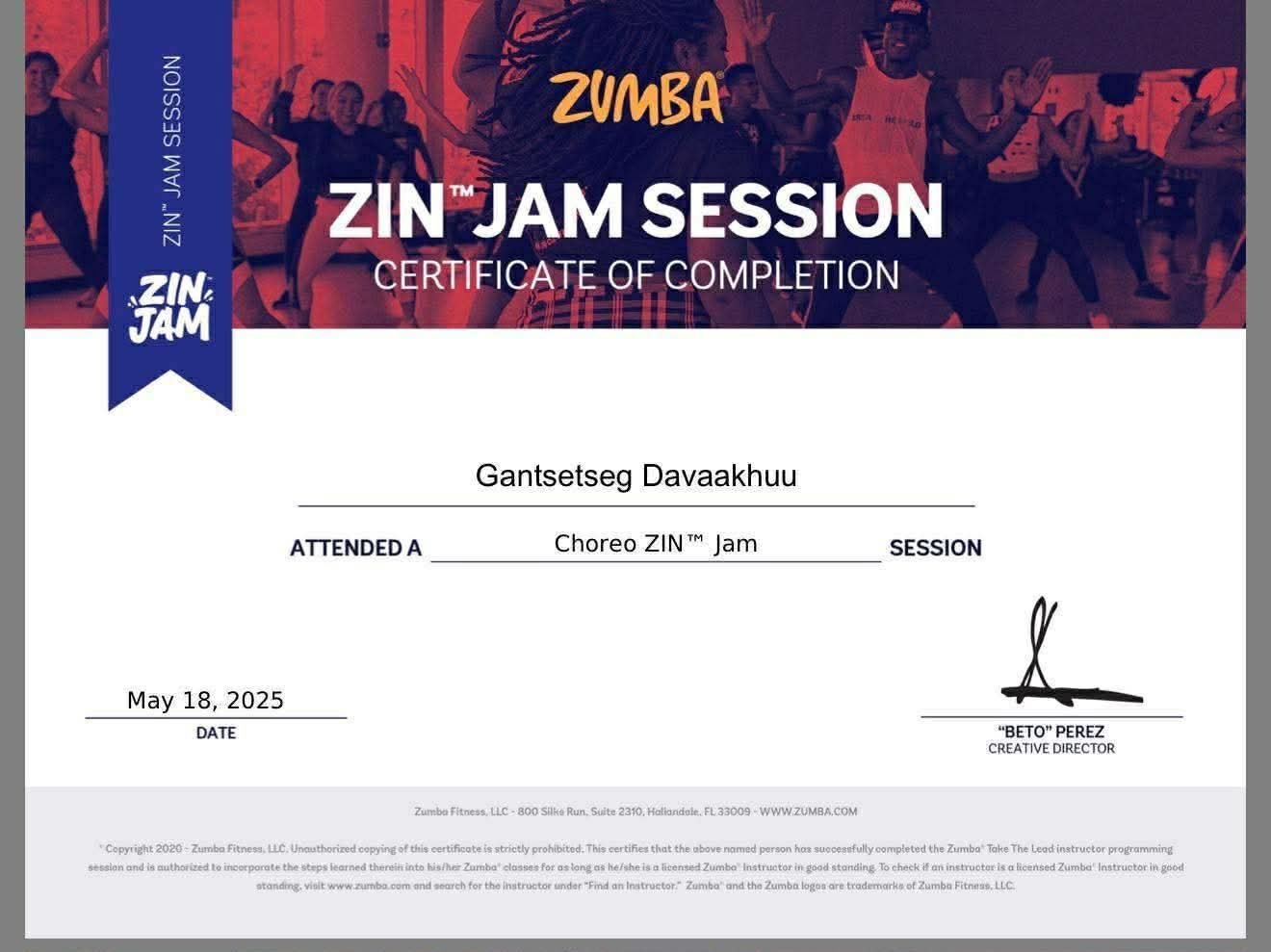 Certificate 2