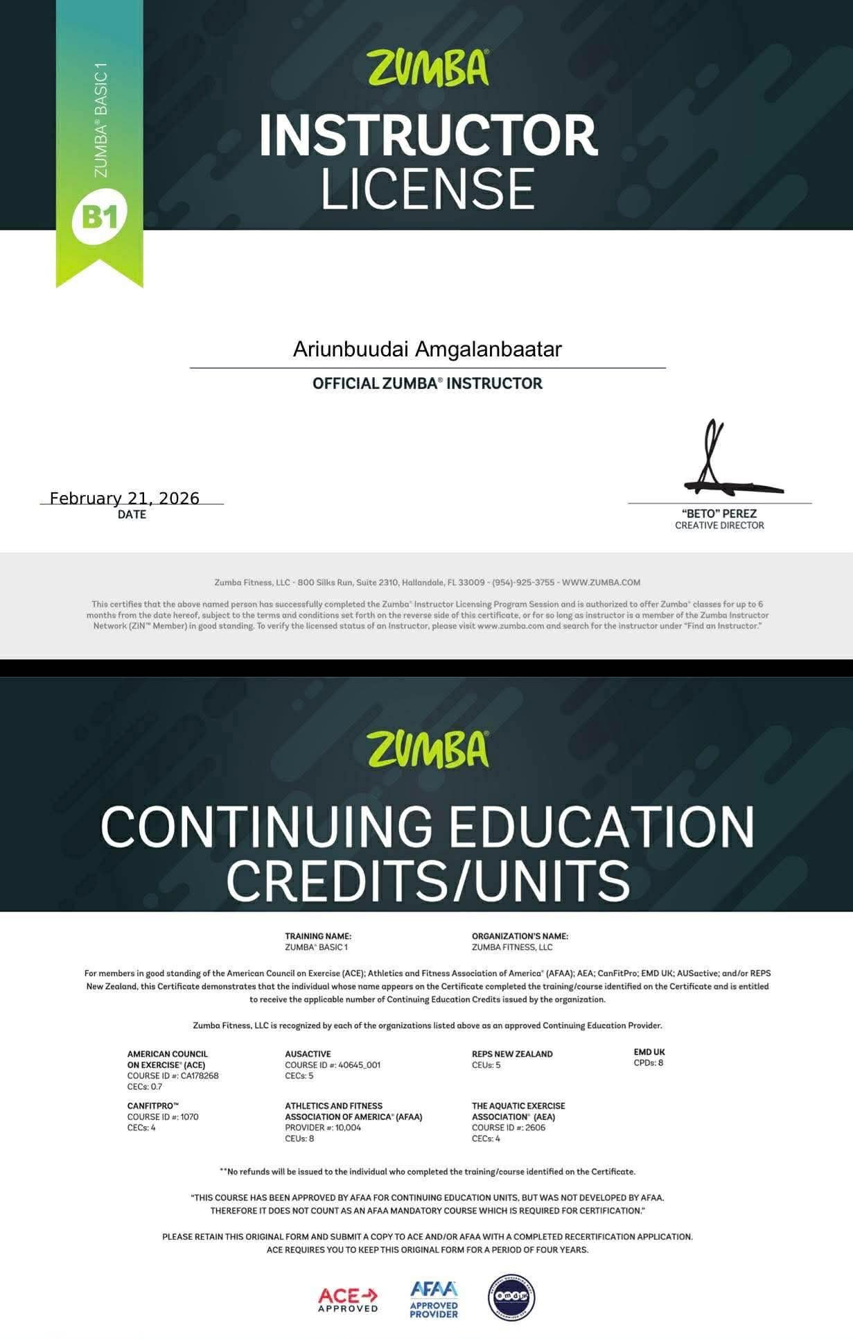 Certificate 2