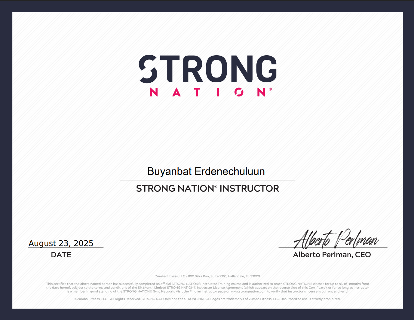 Certificate 2