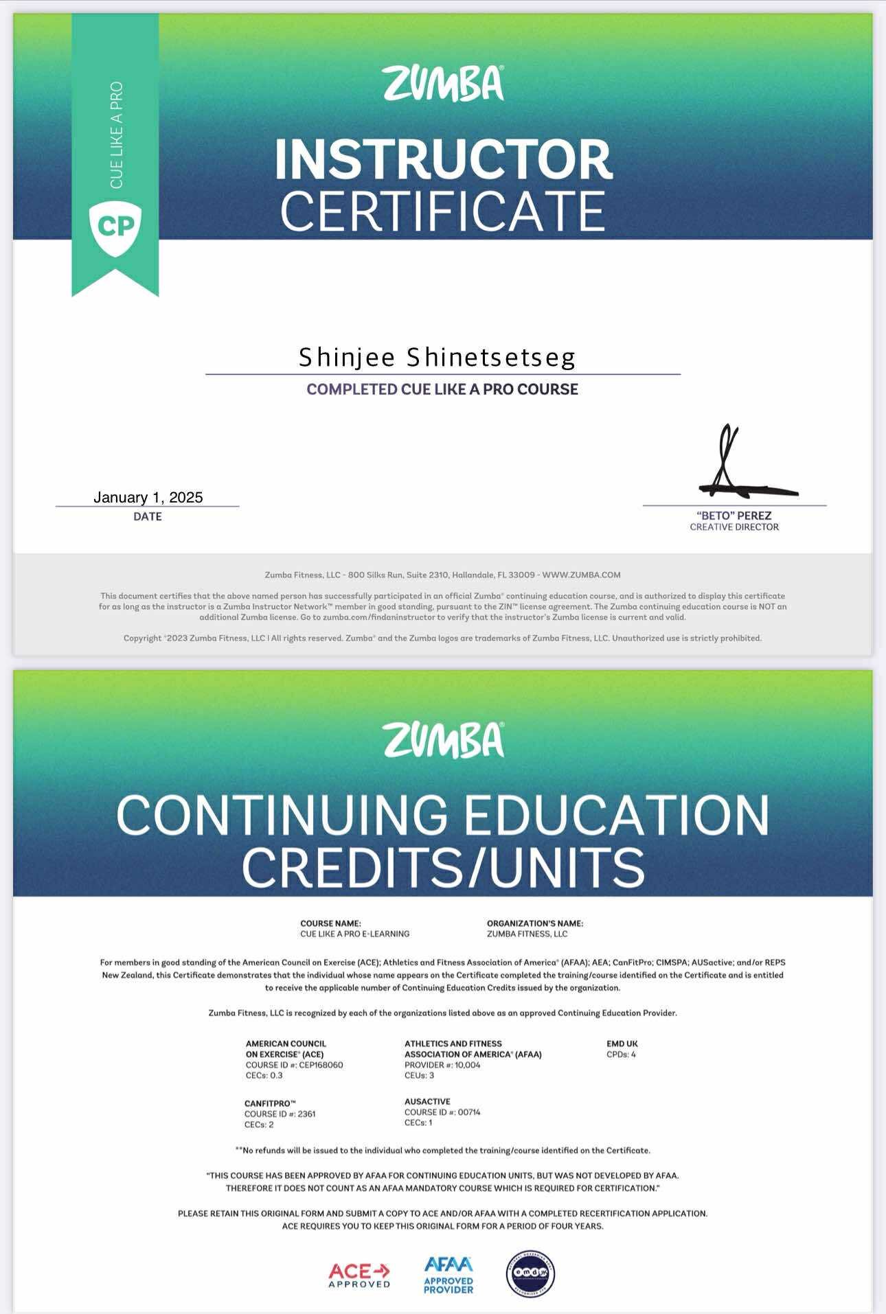 Certificate 2
